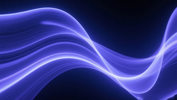 蓝色光带科技背景设计