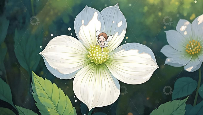 高清大图下载【趣麦麦图】花中精灵仙子