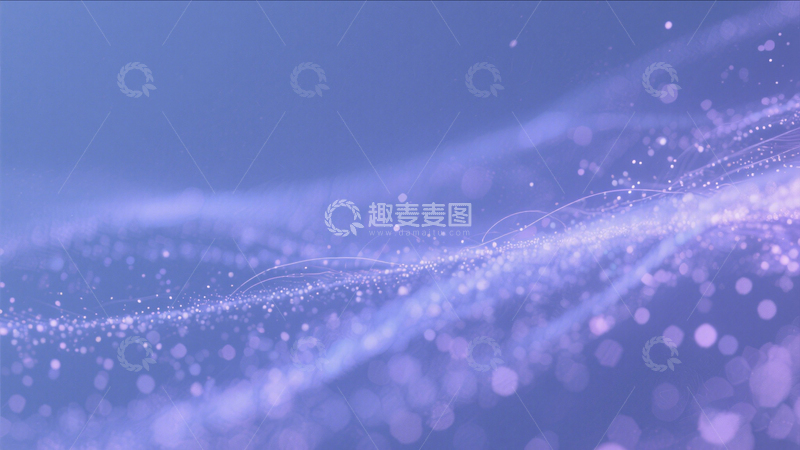 高清大图下载【趣麦麦图】紫色光效科技背景