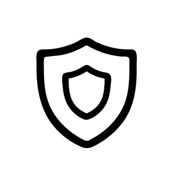 简约线条风格安全防护图标