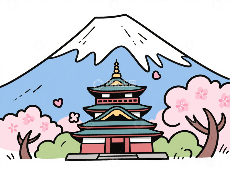 高清大图下载【趣麦麦图】日本富士山1