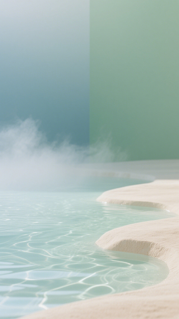 淡彩宁静水景区