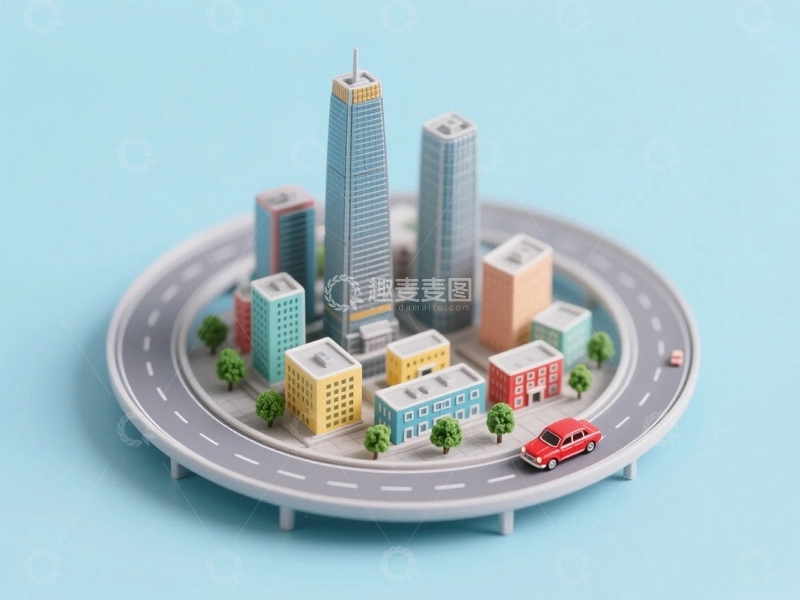 高清大图下载【趣麦麦图】微缩梦想城市3