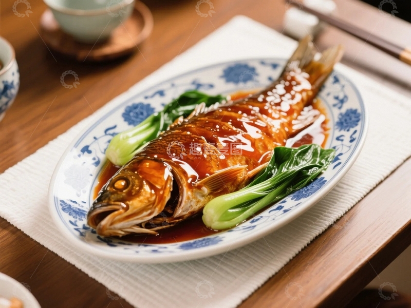 高清大图下载【趣麦麦图】餐桌上的美味佳肴西湖醋鱼3