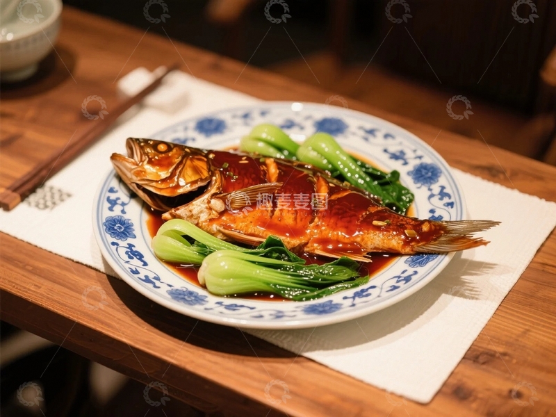 高清大图下载【趣麦麦图】餐桌上的美味佳肴西湖醋鱼1
