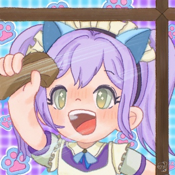 擦玻璃的小女仆