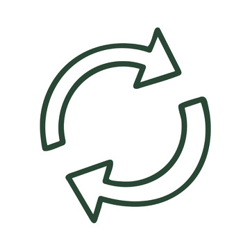 循环箭头图标设计