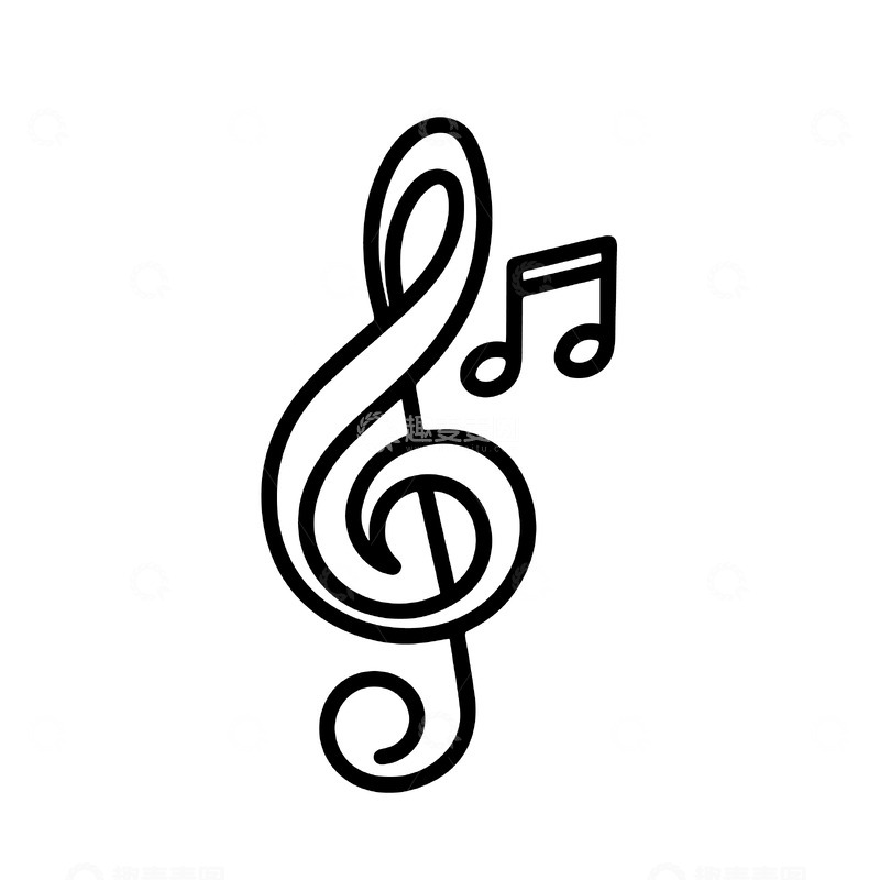 源文件下载【趣麦麦图】音乐符号图标设计