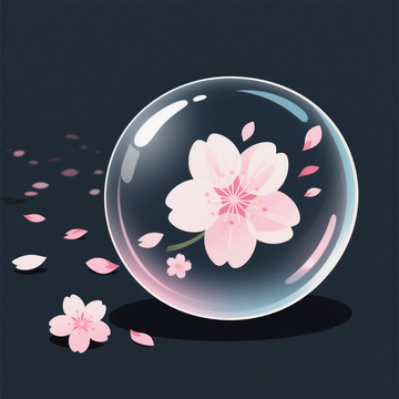 樱花主题插画设计