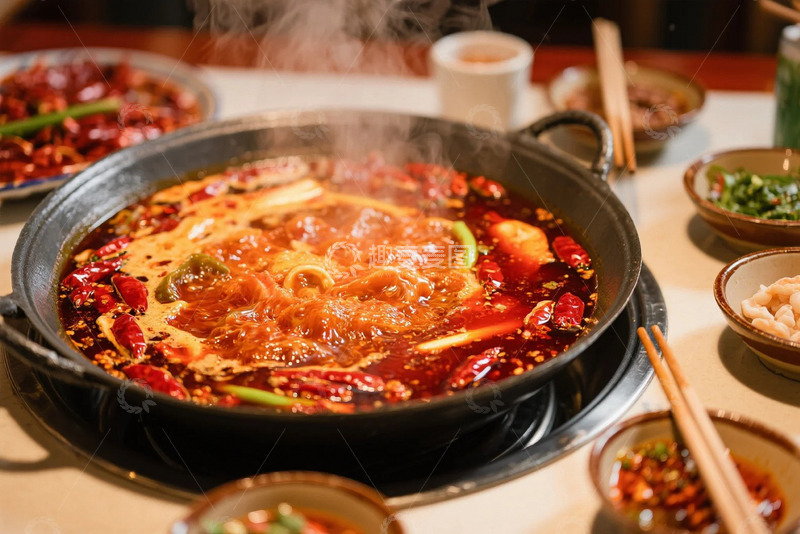 高清大图下载【趣麦麦图】红红火火的川味火锅3