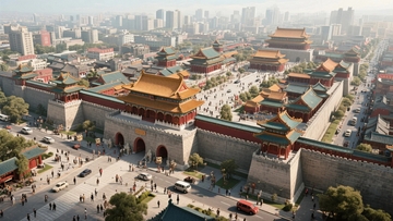 现代都市中的古城风韵