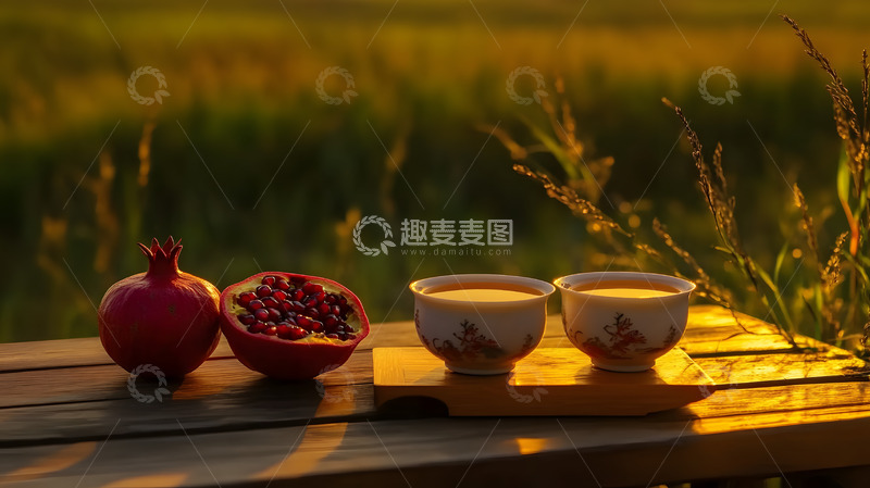 秋天的石榴摆拍4