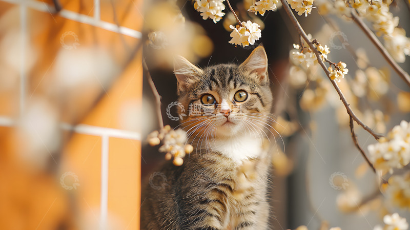 高清大图下载【趣麦麦图】秋天氛围下的猫咪2
