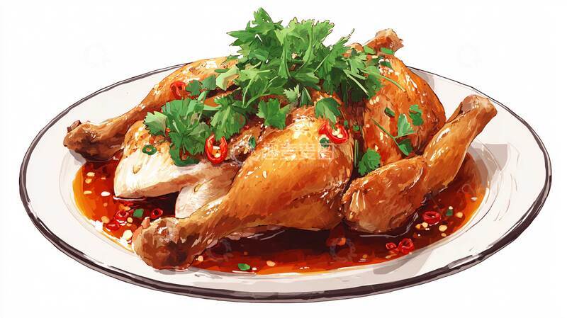 口水鸡  川菜  鲜香