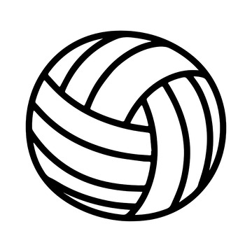 排球运动图标设计