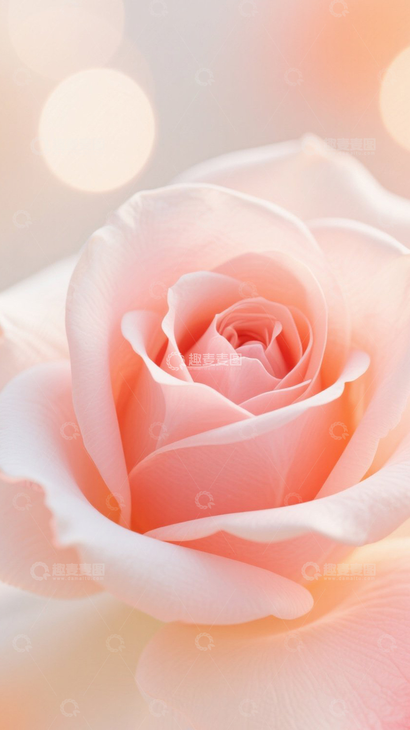 高清大图下载【趣麦麦图】粉玫瑰特写背景4