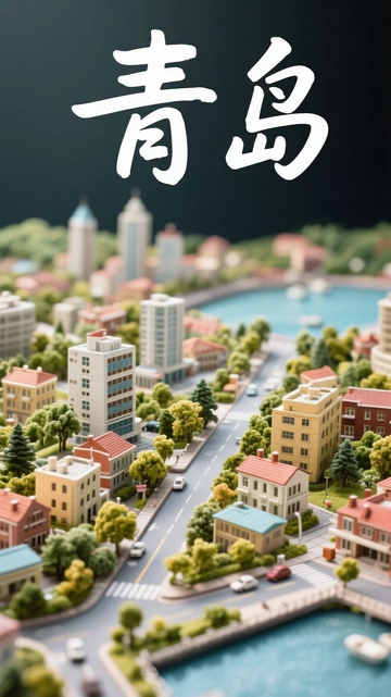 迷你青岛城市风光