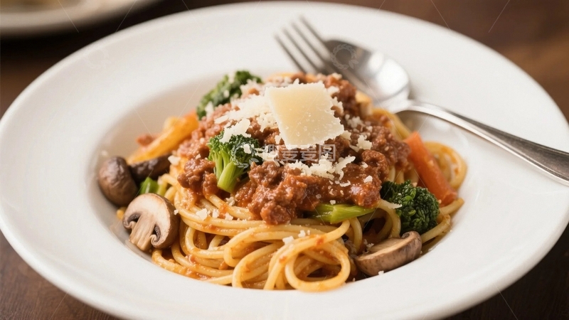 高清大图下载【趣麦麦图】香气四溢的意面料理3