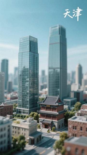 天津城市建筑微缩景观2