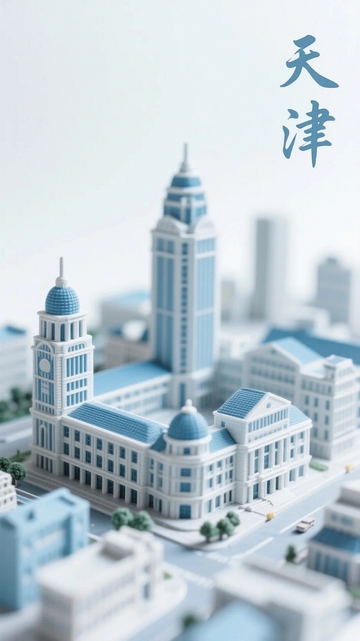 天津城市建筑微缩景观3