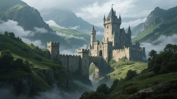 云雾缭绕的中世纪要塞2