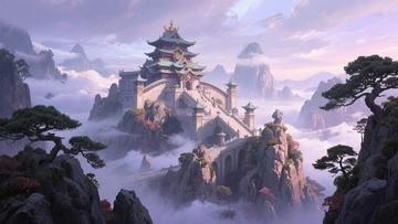 仙气飘渺的东方宫殿