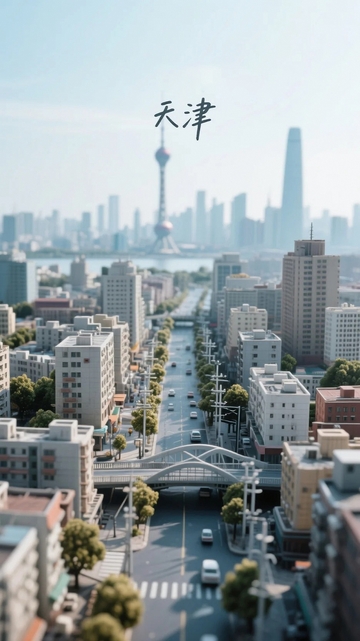 天津城市建筑微缩景观1