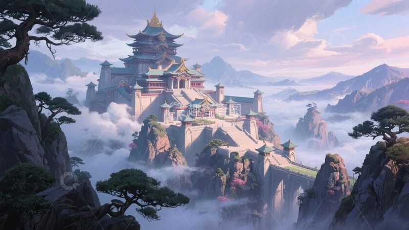 高清大图下载【趣麦麦图】仙气飘渺的东方宫殿2
