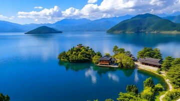 云南泸沽湖美景2