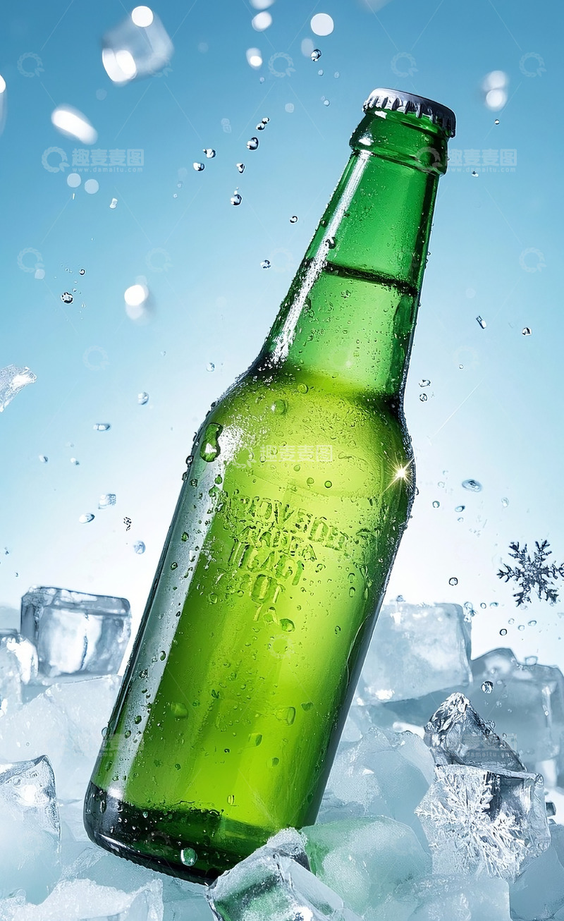 高清大图下载【趣麦麦图】夏季冰镇饮品啤酒13