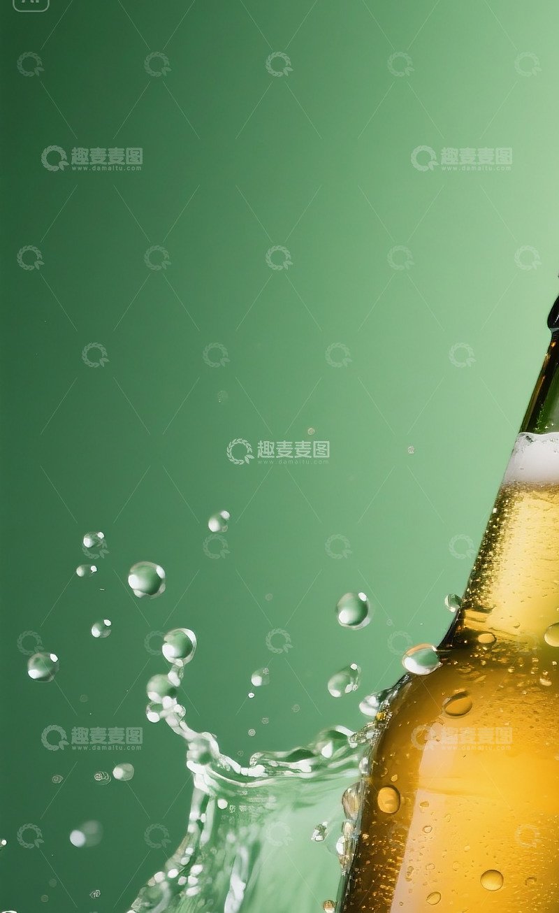 高清大图下载【趣麦麦图】夏季冰镇饮品啤酒8