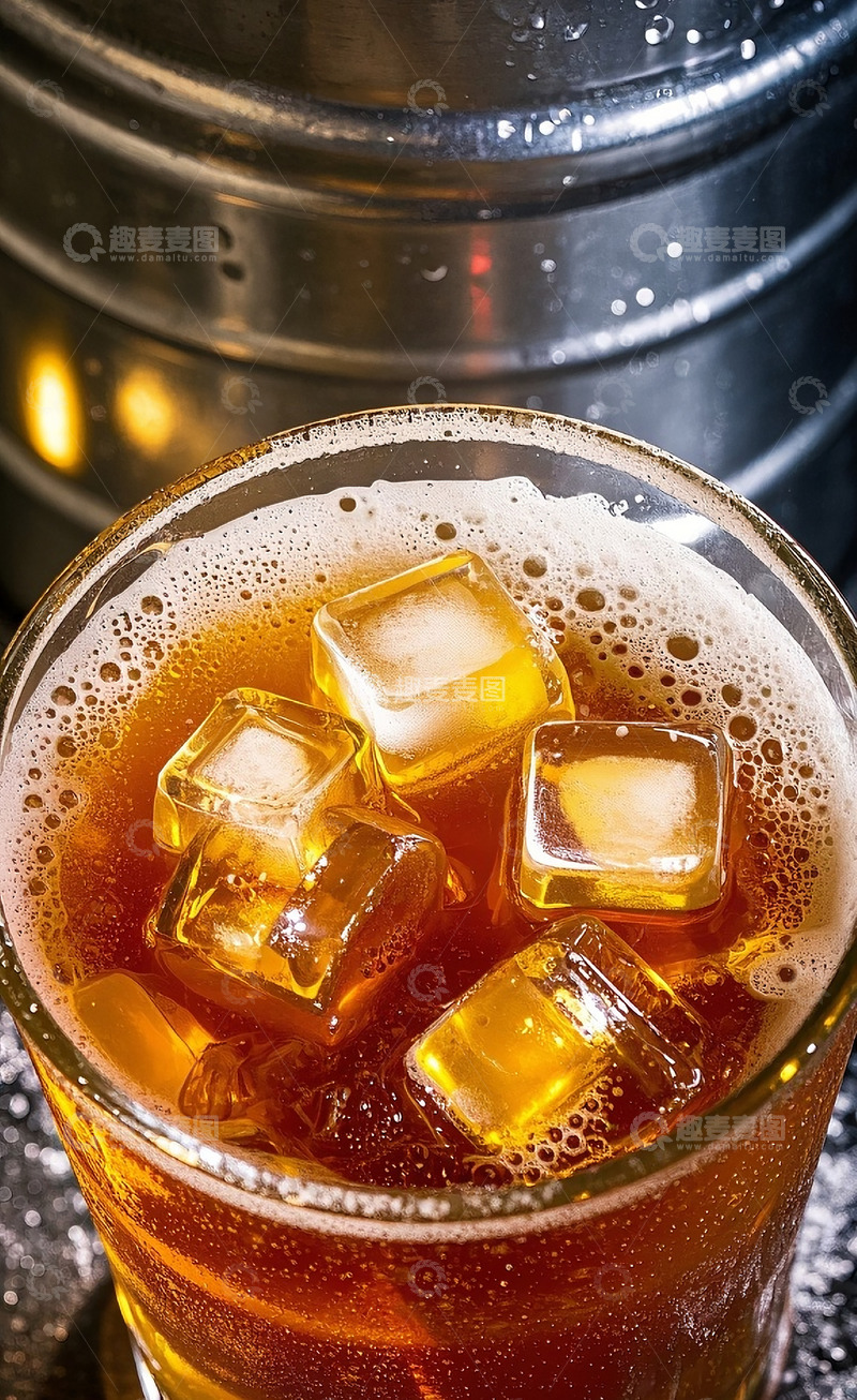 高清大图下载【趣麦麦图】夏季冰镇饮品啤酒14
