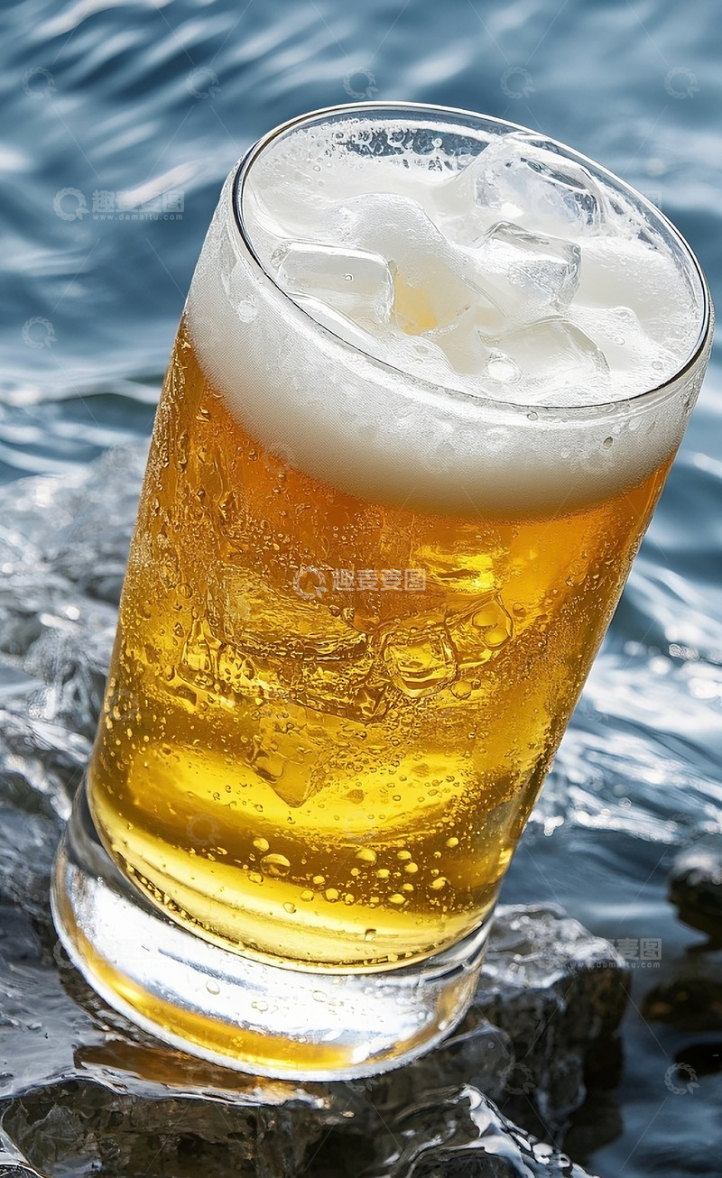 高清大图下载【趣麦麦图】夏季冰镇饮品啤酒7