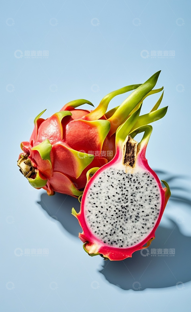 高清大图下载【趣麦麦图】新鲜的火龙果14