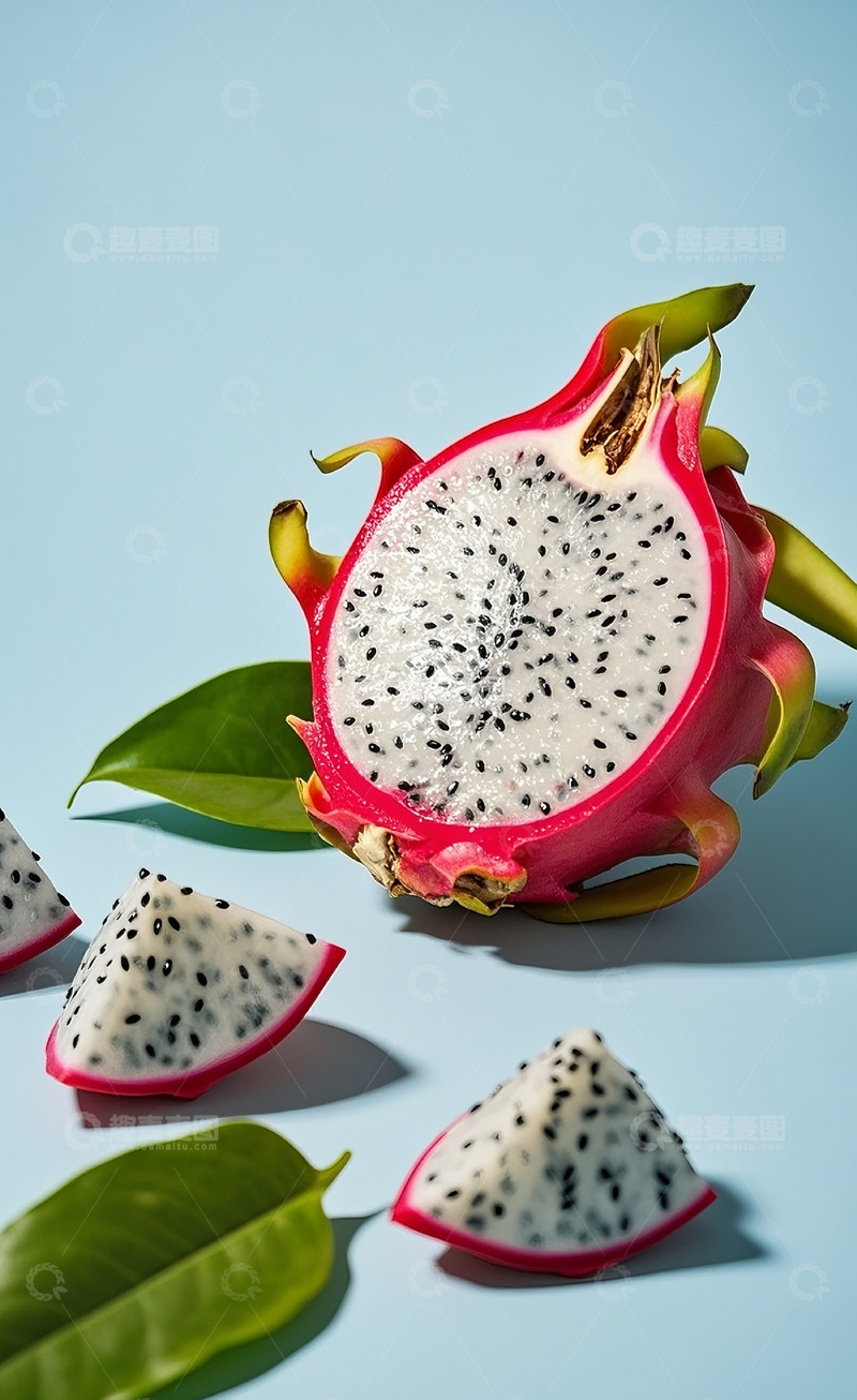 高清大图下载【趣麦麦图】新鲜的火龙果9