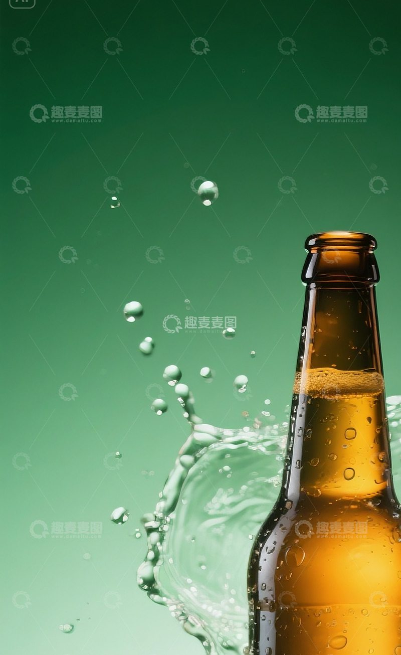 高清大图下载【趣麦麦图】夏季冰镇饮品啤酒6