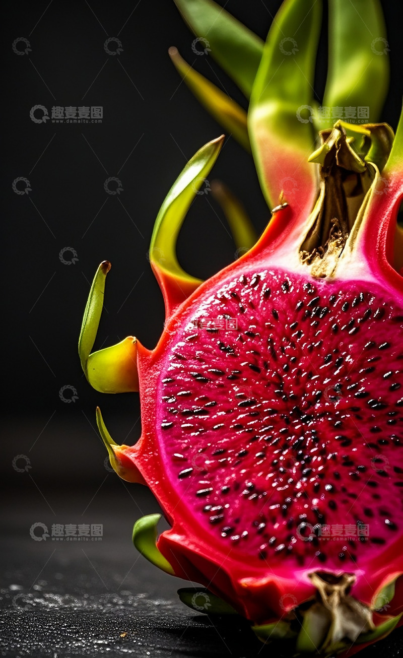 高清大图下载【趣麦麦图】新鲜的火龙果15