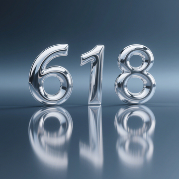 618金属银背景海报3