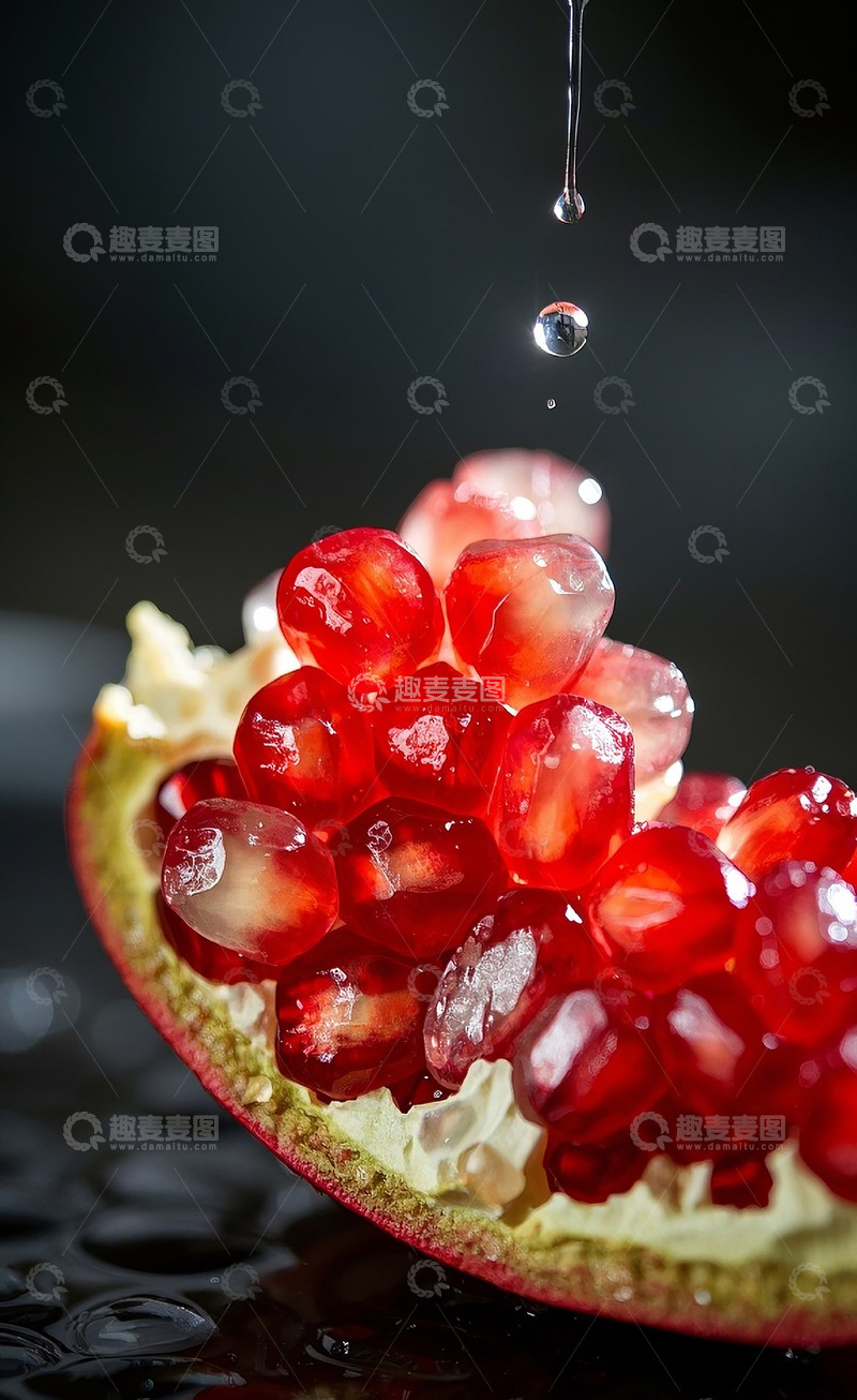 高清大图下载【趣麦麦图】新鲜石榴11