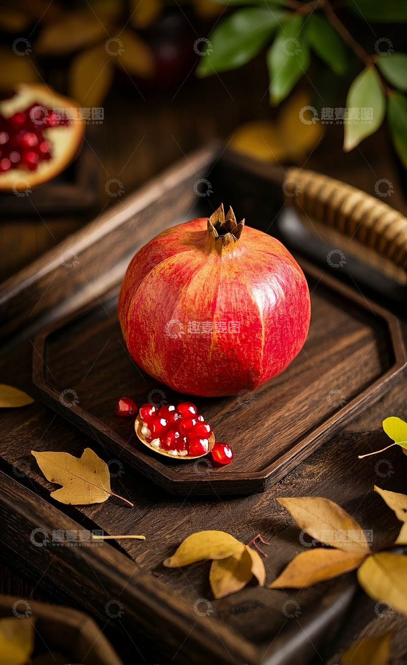 高清大图下载【趣麦麦图】新鲜石榴9