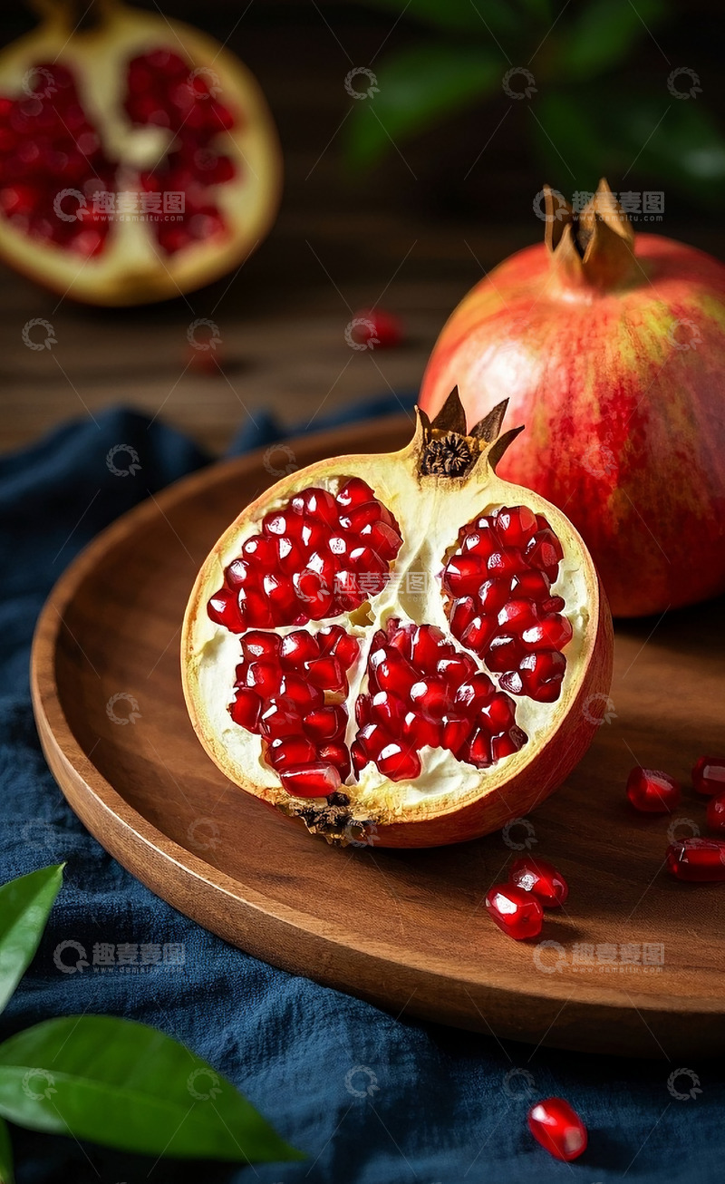 高清大图下载【趣麦麦图】新鲜石榴4
