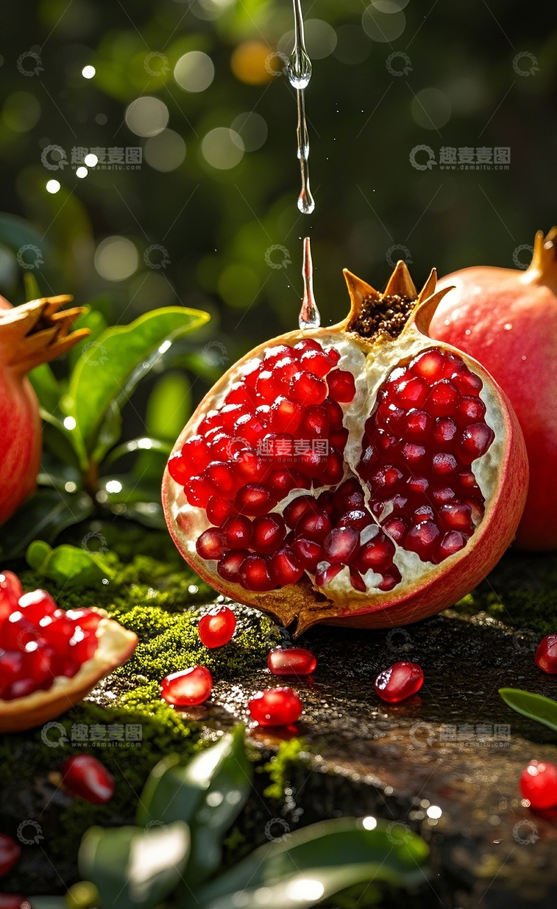 高清大图下载【趣麦麦图】新鲜石榴26