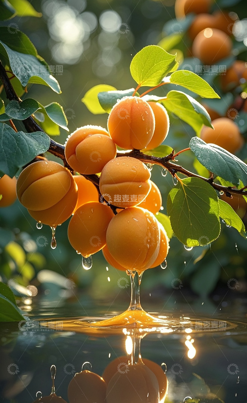 高清大图下载【趣麦麦图】新鲜的杏 15