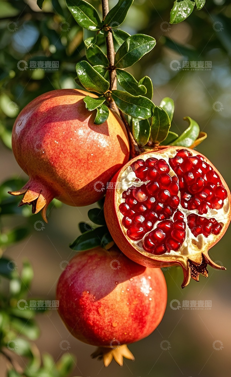 高清大图下载【趣麦麦图】新鲜石榴28
