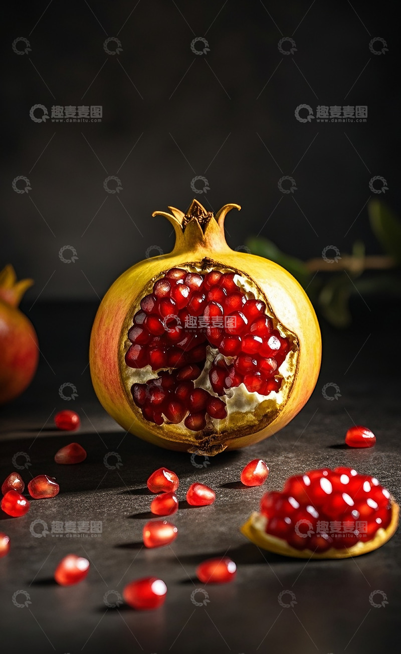 高清大图下载【趣麦麦图】新鲜石榴16