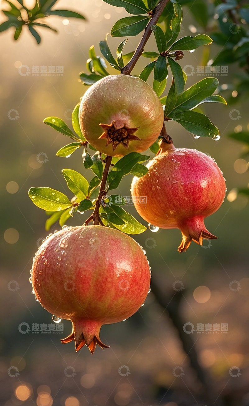 高清大图下载【趣麦麦图】新鲜石榴22