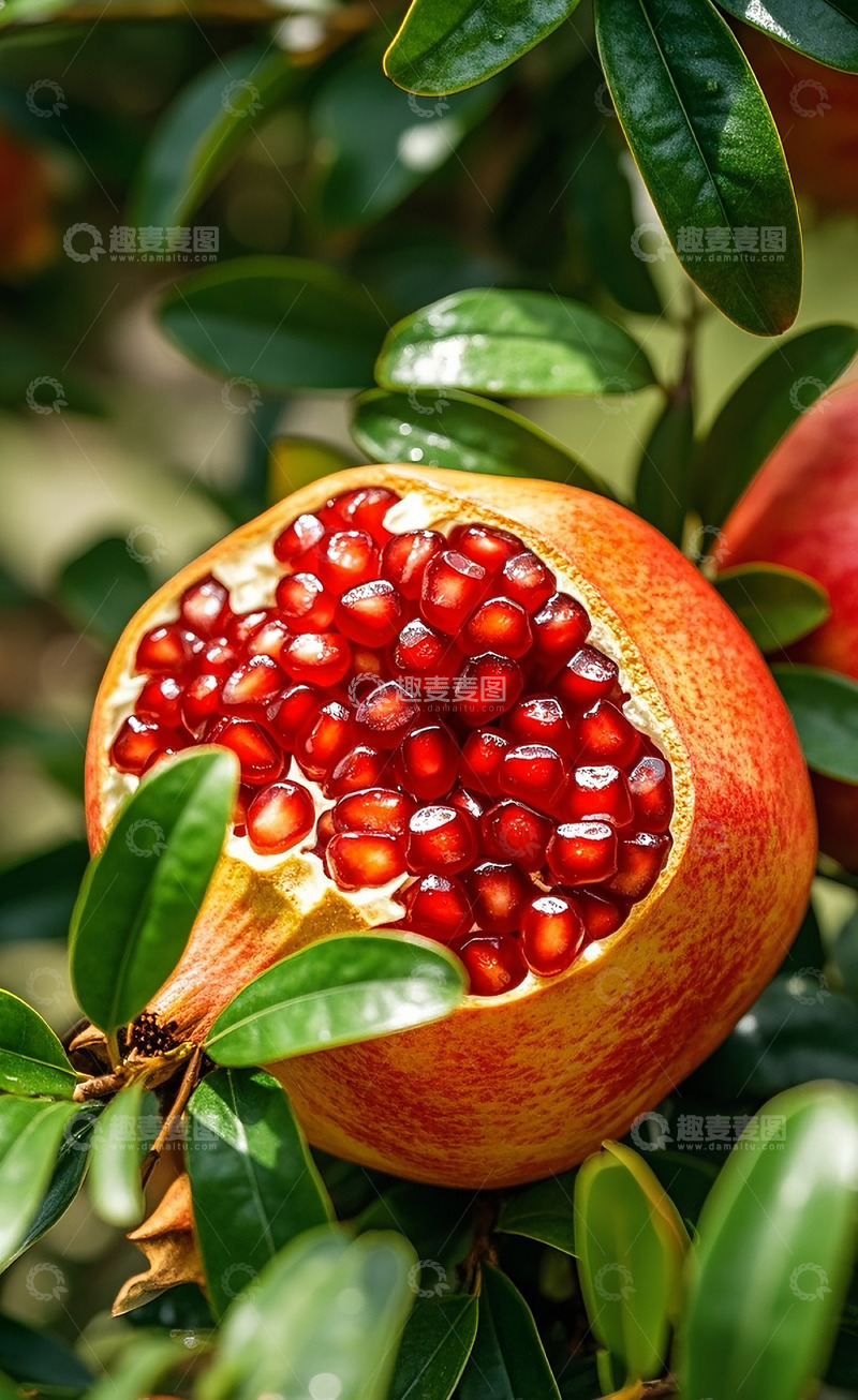 高清大图下载【趣麦麦图】新鲜石榴33