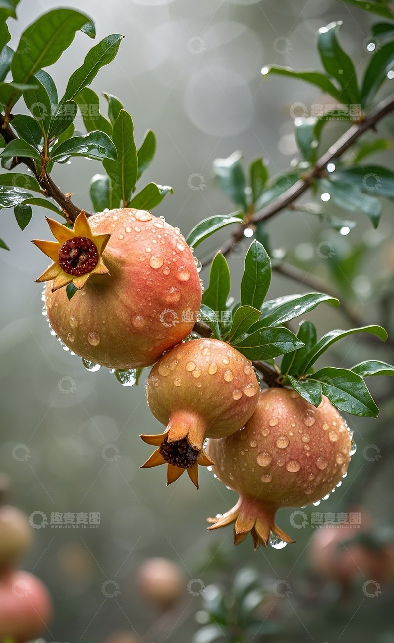 高清大图下载【趣麦麦图】新鲜石榴23