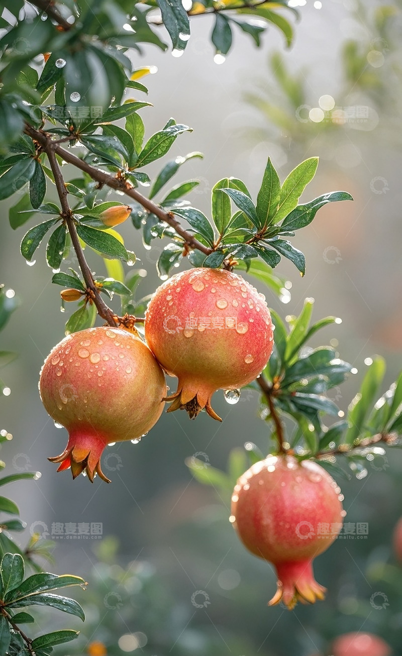 高清大图下载【趣麦麦图】新鲜石榴24
