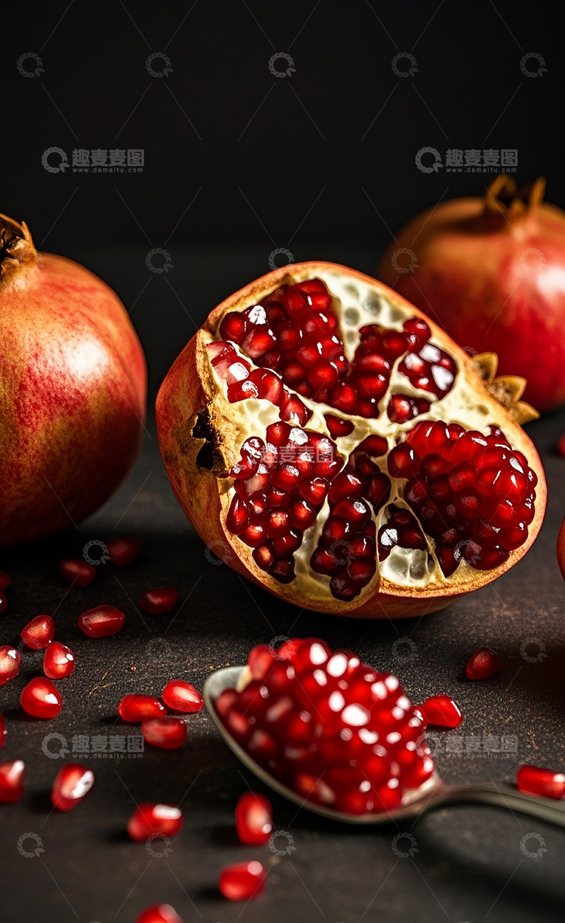 高清大图下载【趣麦麦图】新鲜石榴18
